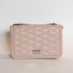 Express Diamond Quilted Bag on Chain Strap